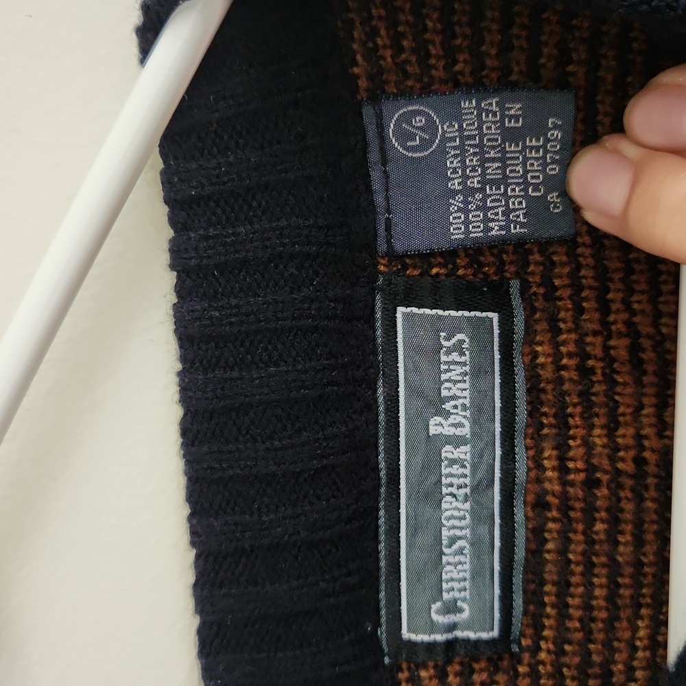 Abstract Eclectic Grandpa Sweater - Picture 3 of 3
